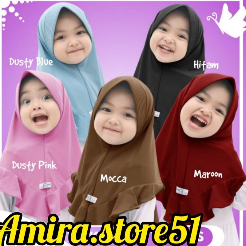 hijab anak bayi 3 6 bulan  0 1 2 tahun  ALENA LENA Kerudung bayi hijab bayi jilbab anak bayi jilbab 