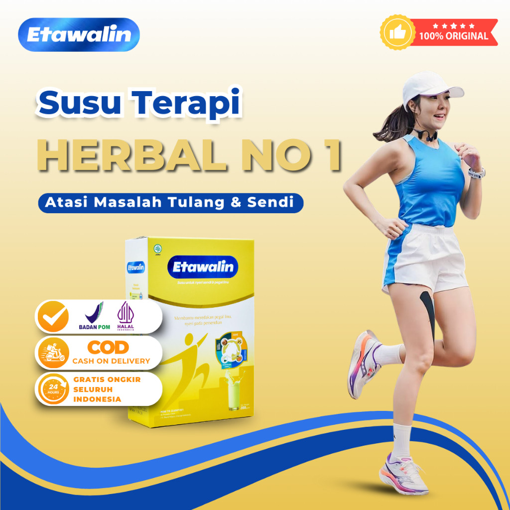 

NEW Etawalin Atasi Masalah Tulang dan Sendi Original 1 Box