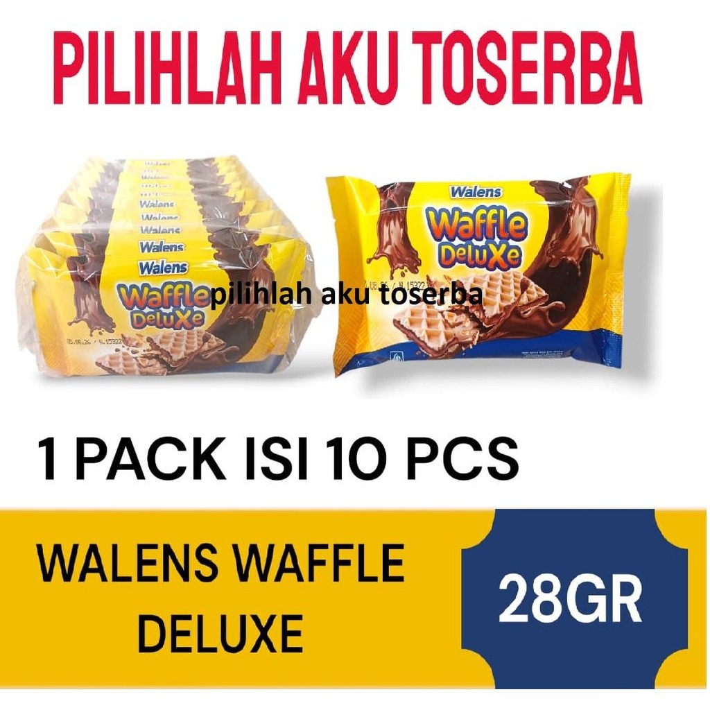 

Walens Waffle Choco Deluxe 28 gram - ( HARGA 1 pack )