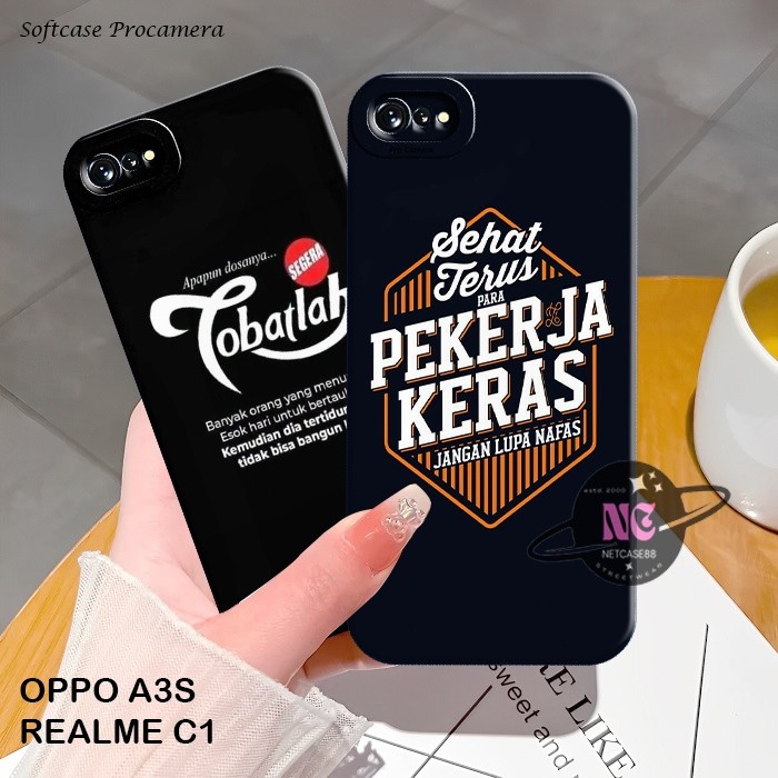 Cassing Hp Oppo A3S / Realme C1 - Oppo A3S A1K A5S A12 A12K A11K Realme C2 Oppo F9 F9 Pro - Softcase