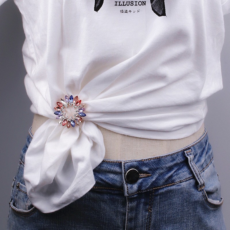 Bros Ring Hijab Mewah Dan Elegan Bros Simple Elegan Bros Cantik Bros Bunga Kristal Premium Bros
