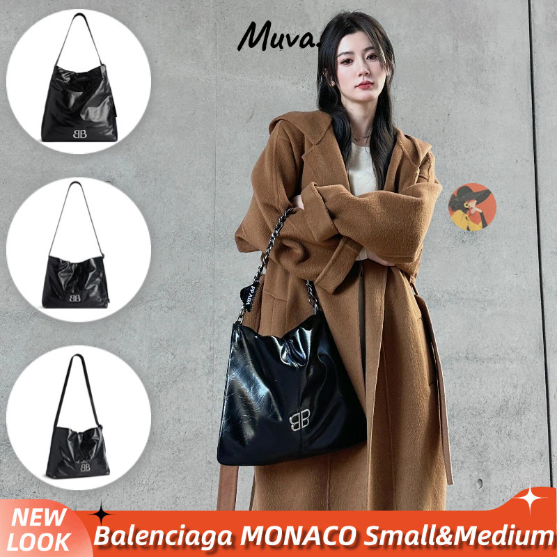 Balenciaga MONACO Small & Medium Horizontal Hobo Bag tas belakang