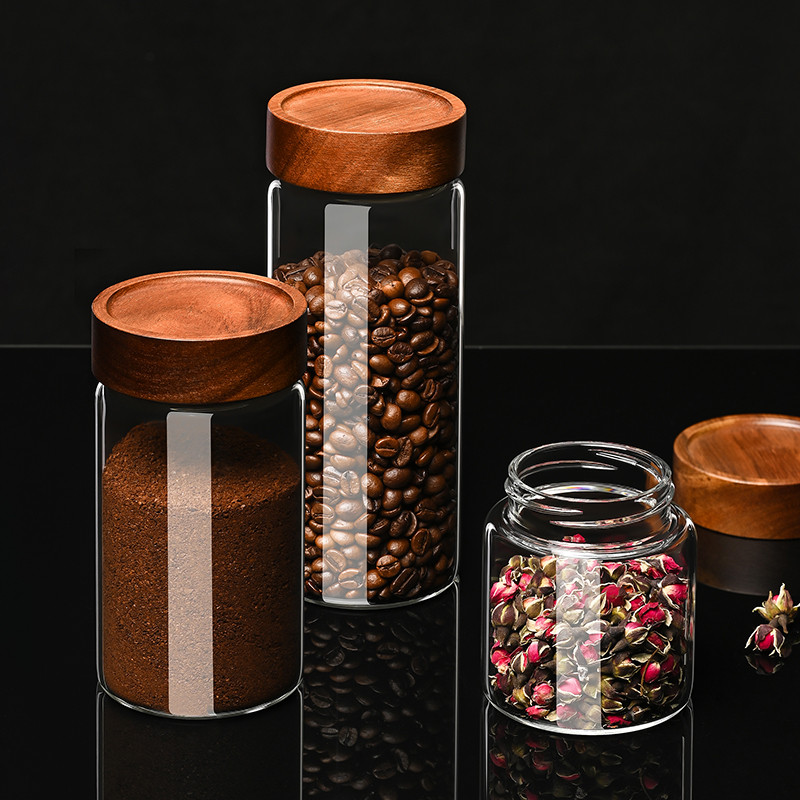 Coffee sealed tank, multiple specifications available, storage tank household container, coffee bean