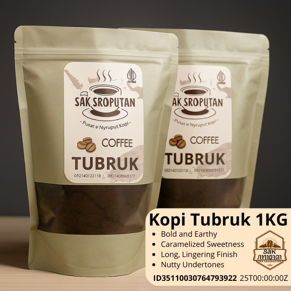 

Bubuk kopi Tubruk 1 KG mantap dijamin enak