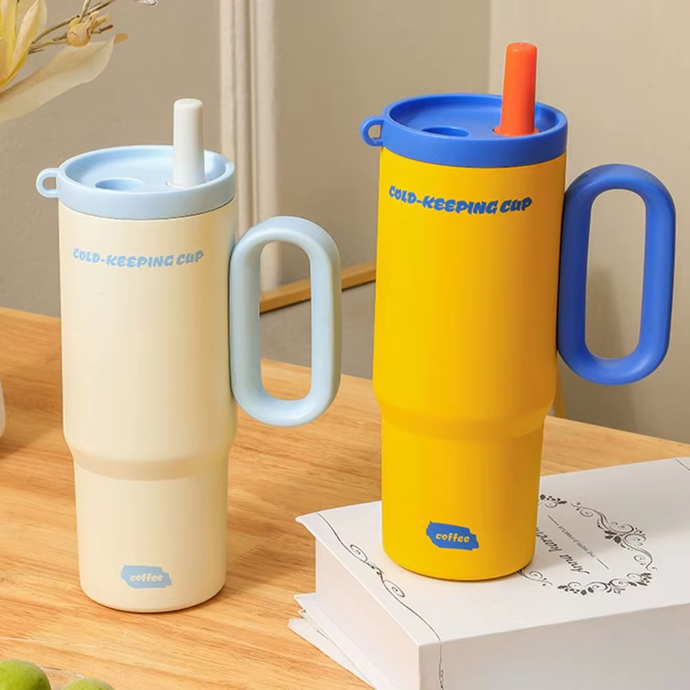 Botol Minum Tumbler Ice Hot Stainless Steel Botol Minum Tumbler Ice Hot Stainless Steel Sedotan