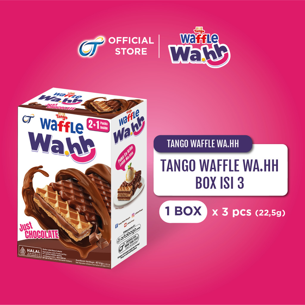 

Tango Wa.hh Just Chocolate 67,5 Gram [1 Box isi 3 Pcs]