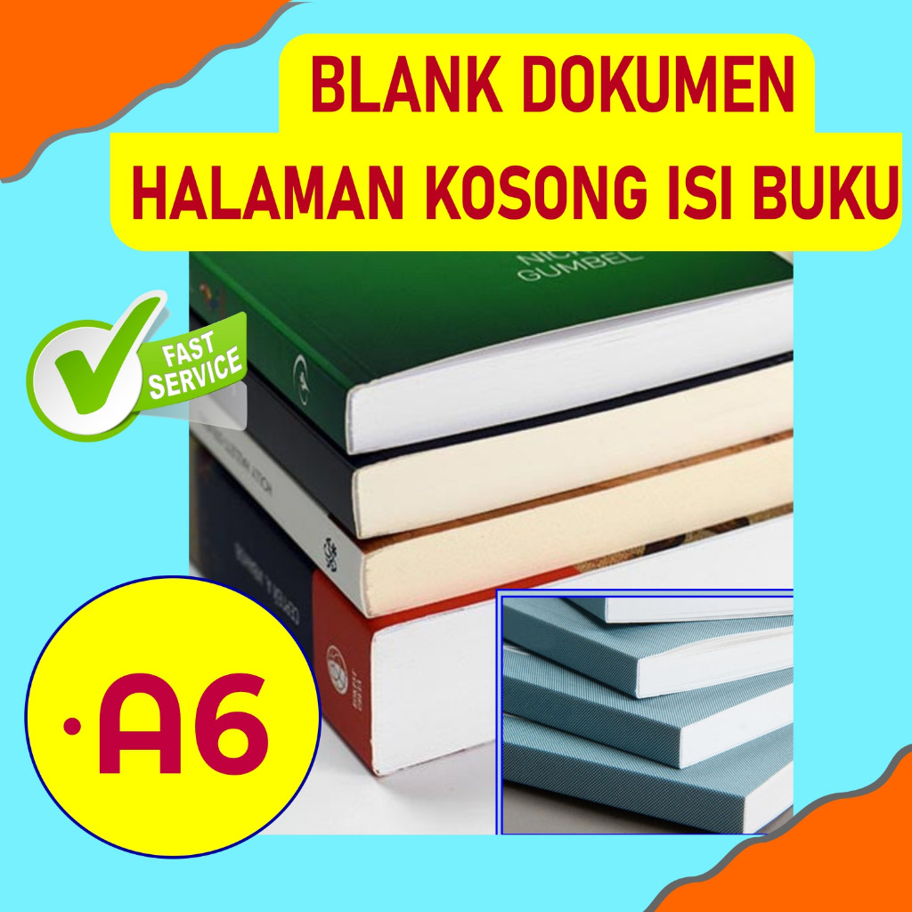 

Halaman Kosong Isi Buku | Ukuran A6