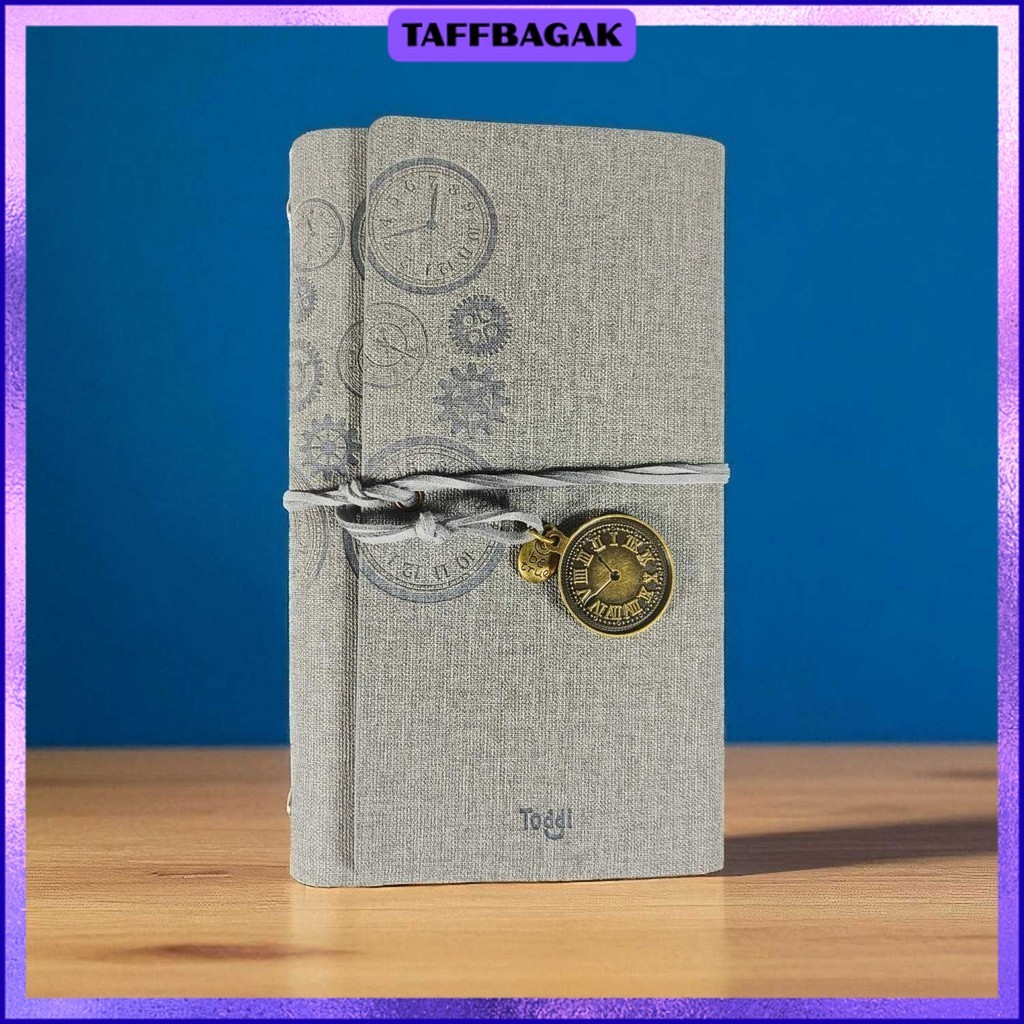 

Buku Jurnal Binder Leather Notebook A6 160 Page Grid Blank Line - T680