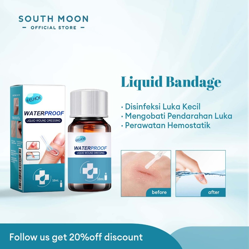 EELHOE plester tahan air 10ml plester anti air untuk luka Plester Cair Anti Air plester anti air luk