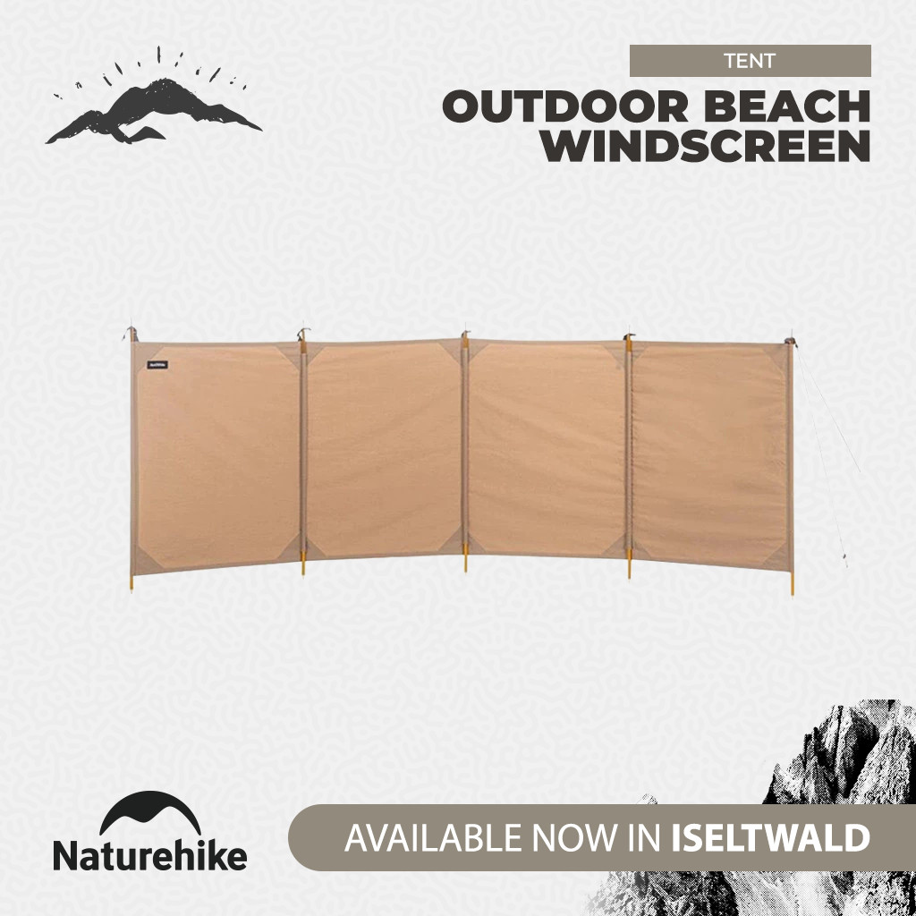 Naturehike Penahan Angin NH20TM088 Outdoor Beach Windscreen Camping