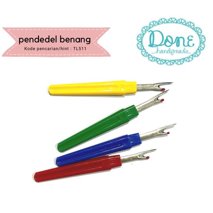 

Done handymade tools seam ripper pendedel benang sulam TL511 alat bantu pelepas benang jarum pelepas benang