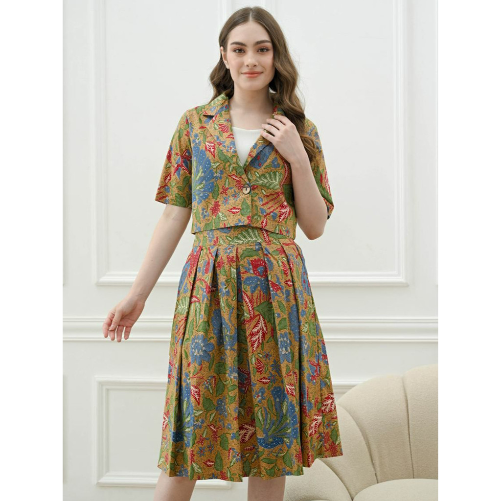 SOP 316 & SOP 316L - Atasan Batik Wanita / Outer Blezer Modern/ Nuansa Batik/ Batik Etnik