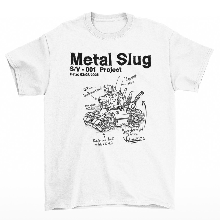 Kaos Game Tomoinc Metal Slug Katun Unisex S-4XL