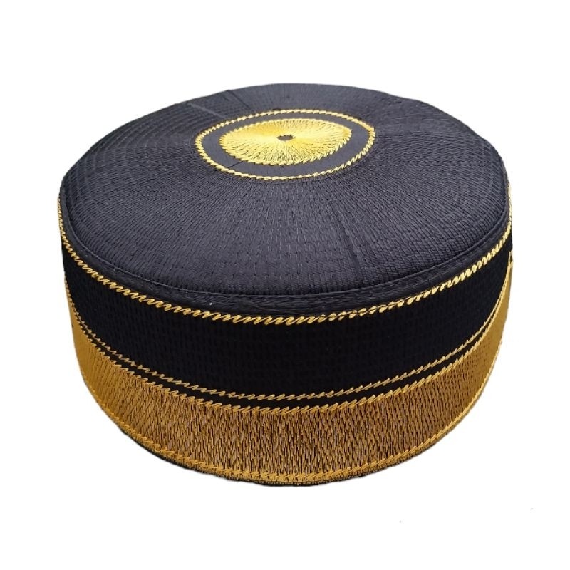 Songkok Peci Recca Gold Silver Bone Bugis Makassar – Anak & Dewasa – Eksklusif & Nyaman