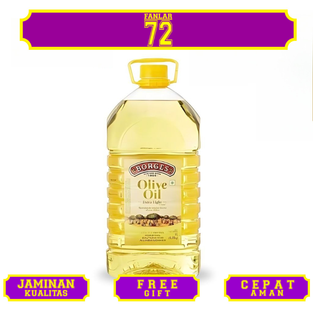 

BORGES Extra Light Olive Oil Minyak Zaitun Light 5 Liter