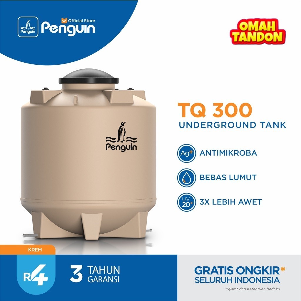 Penguin TQ-300 3000 Liter Toren Tandon Tangki Air Underground Tank