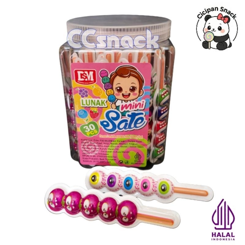 

DSM LUNAK MINI SATE TOPLES ISI 30