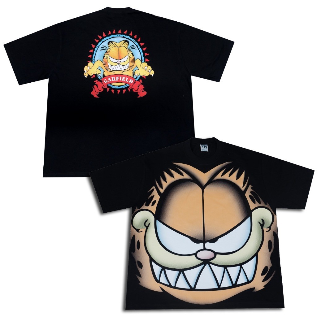 HOT GARFIELD AOP T-SHIRT Movie Game Karakter Kartun Bootleg Vintage Oversize