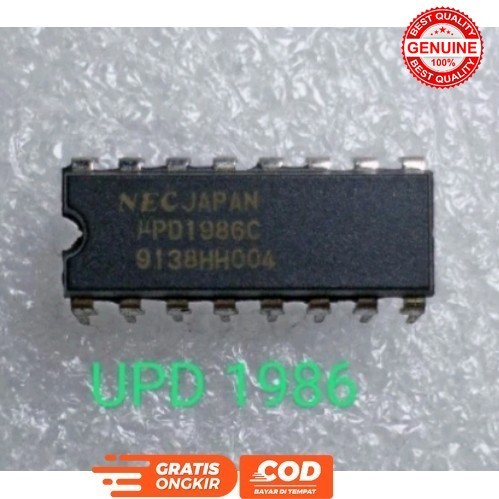 IC UPD1986C UPD 1986 C NEC JAPAN ORIGINAL