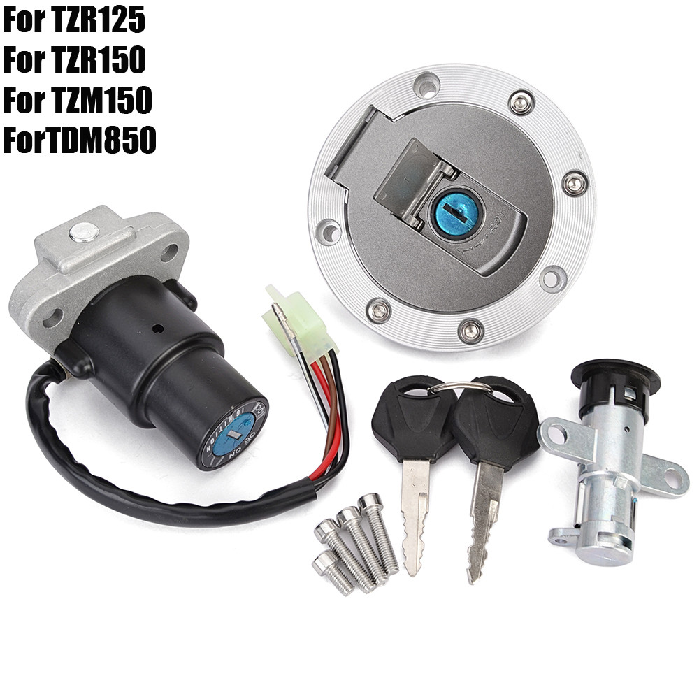 Motorcycle Ignition Swit Seat Lock Set For Yamaha TDM850 TZM150 TZR125 TZR150 / TDM 850 TZM 150 / TZ