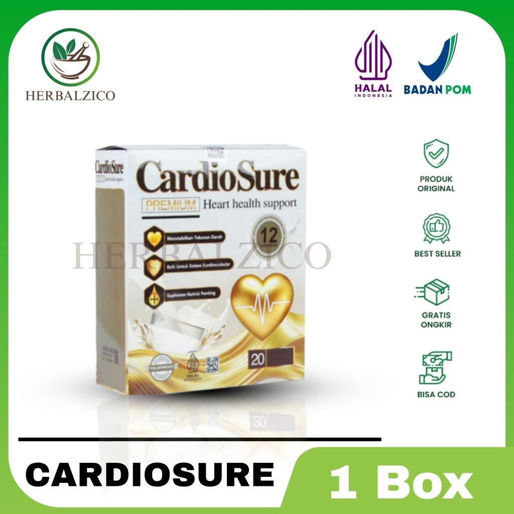 

Cardiosure Milk Original Susu Kesehatan Jantung