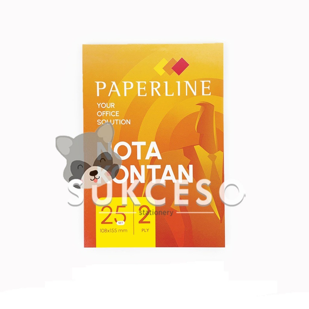 

Paperline Buku Nota Kontan 2 Ply NCR/ 2 Ragkap Kecil Murah