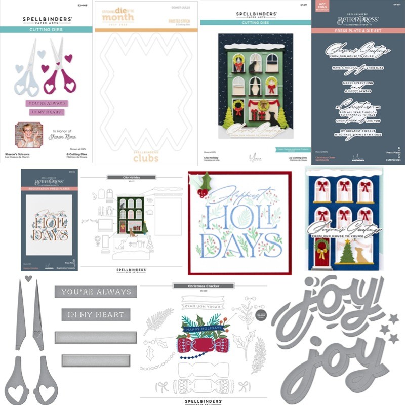 

Happiest Holidays Joy Metal Cutting Dies Scrapbook Diary Decoration Stencil Embossing Template DIY Greeting Card Handmade 2025