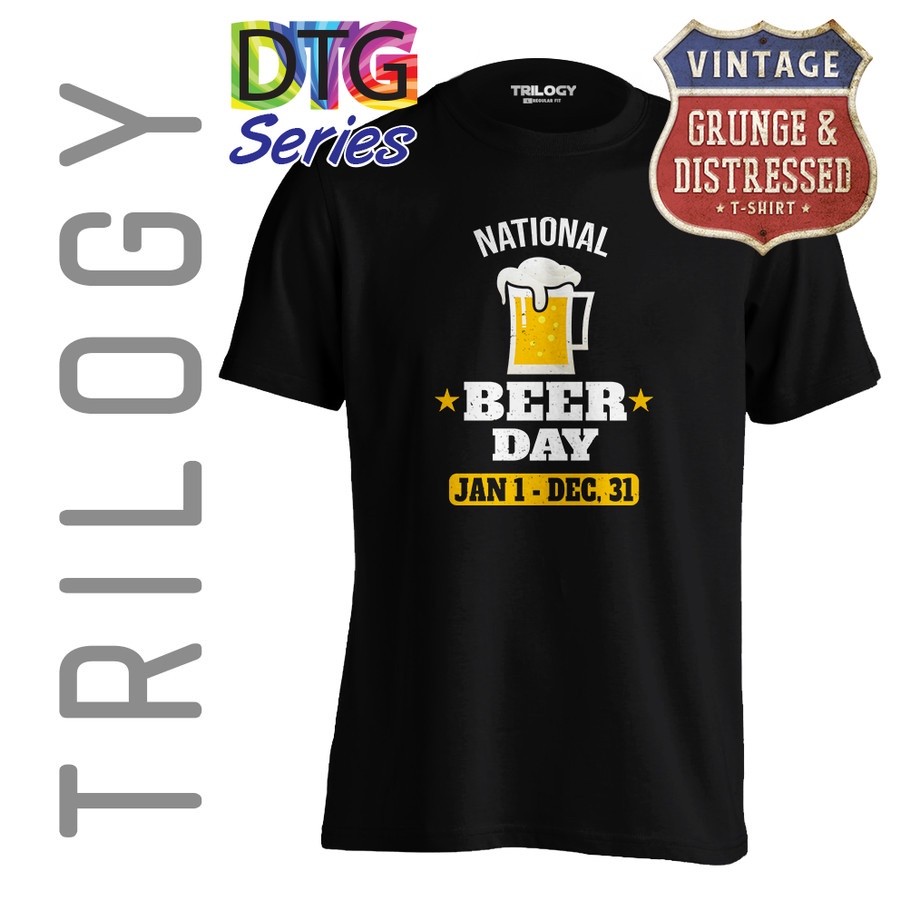 (COD) TRILOGY DTG 0670 - National Beer Day - Kaos Premium - Joke Vintage