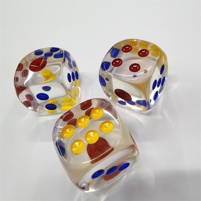Dadu Plastik / Professional Dice / Mainan Dadu / Dadu board game / Quality dice / Dadu transparan / 