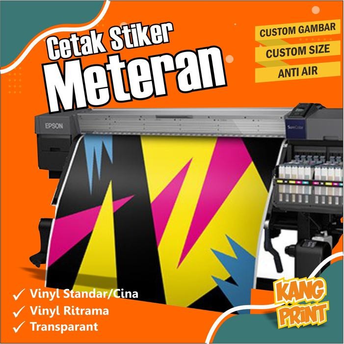 

[TERLARIS] Cetak Stiker Sticker Vinyl Meteran Ritrama waterproof - VINYL STANDAR, 0,5M PRINT ONLY[TERLARIS ]