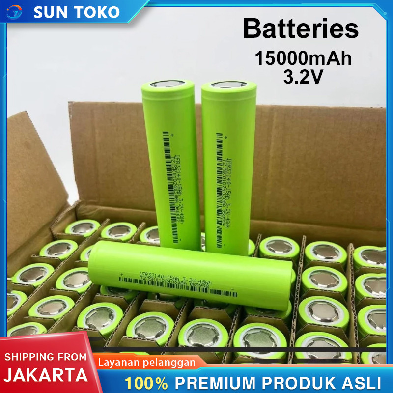 3.2V 15Ah 32140 lifepo4 Baterai baterai lithium besi fosfat/baterai lifepo4 32140 15ah new 5c batre 