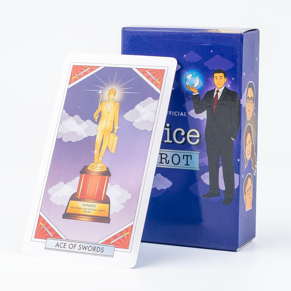 The Unofficial Office Tarot Deck 78 Cards 10.3x6cm For Family Party High Quality Fortune Telling Div