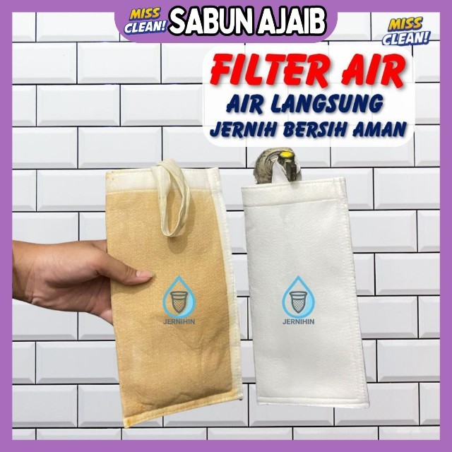 Saringan Air kain Filter Air Kran Penjernih Air Kamar mandi Filter Air Kain by JERNIHIN