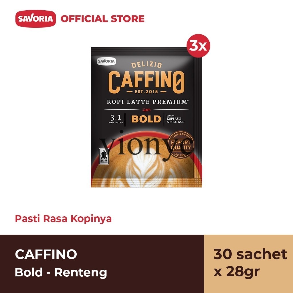 

Promo Caffino Bold Renteng - Bubuk Kopi Instan 30 Sachet x 28g