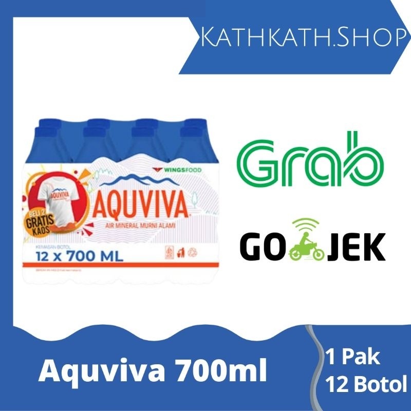 

Aquviva 700ml Pak isi 12 botol