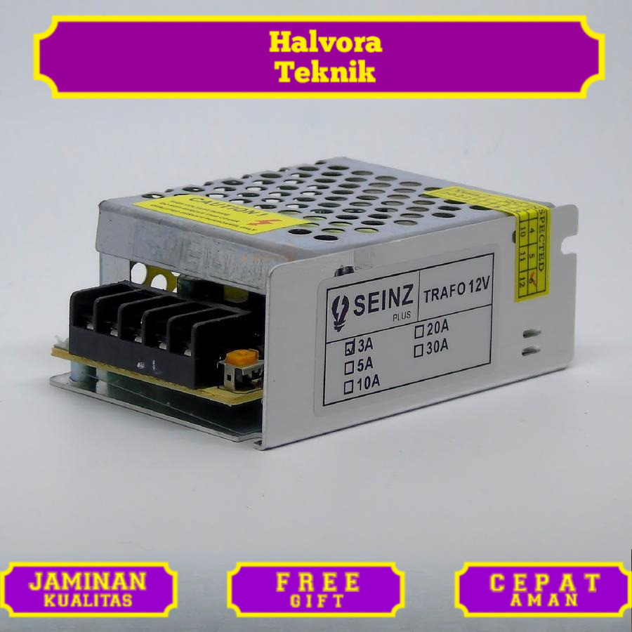 Adaptor Trafo 12 Volt / Adaptor Led Strip 12 V