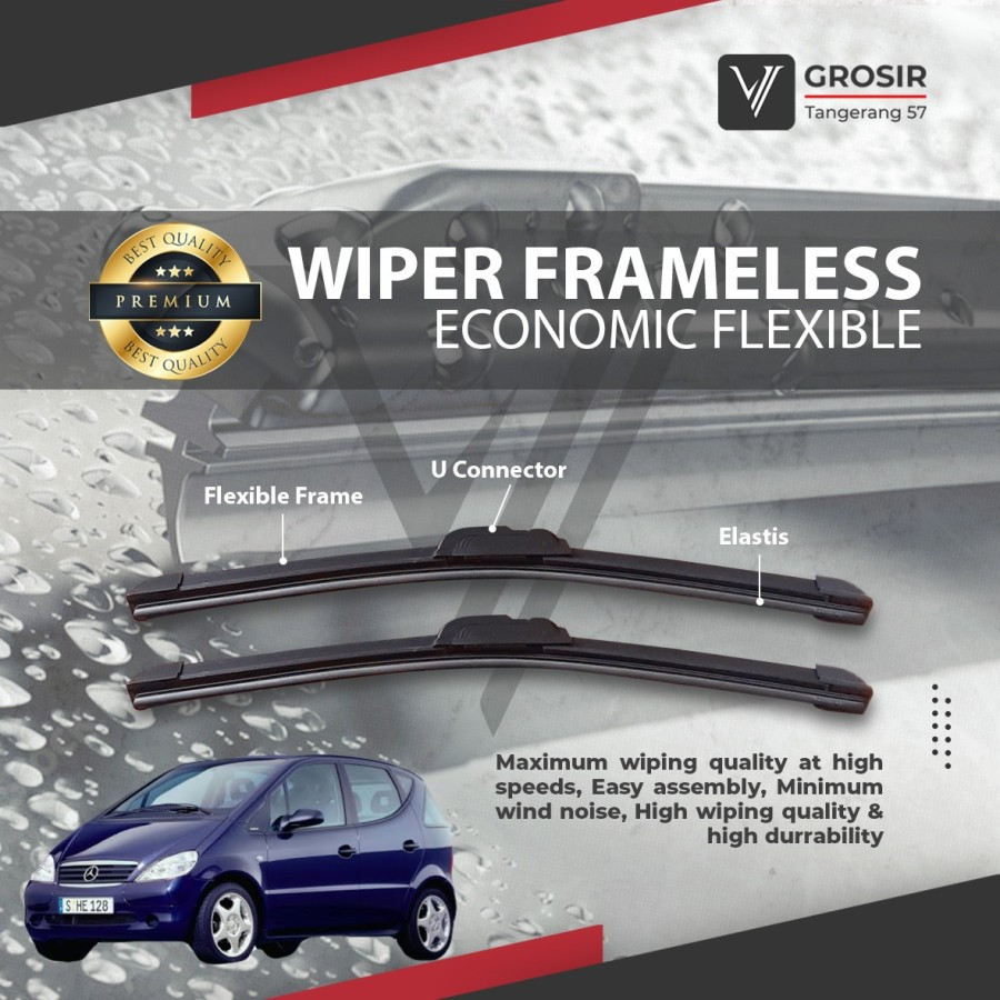 WIPER Mercy W168 A140 A160 FRAMELESS 2 PCS