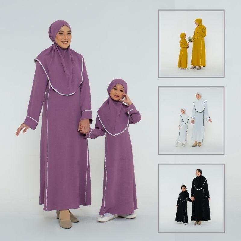 PROMO Gamis Lebaran 2024 Couple Syar'i Ibu Anak Keluarga Perempuan Muslimah Terbaru Kekinian gh-0