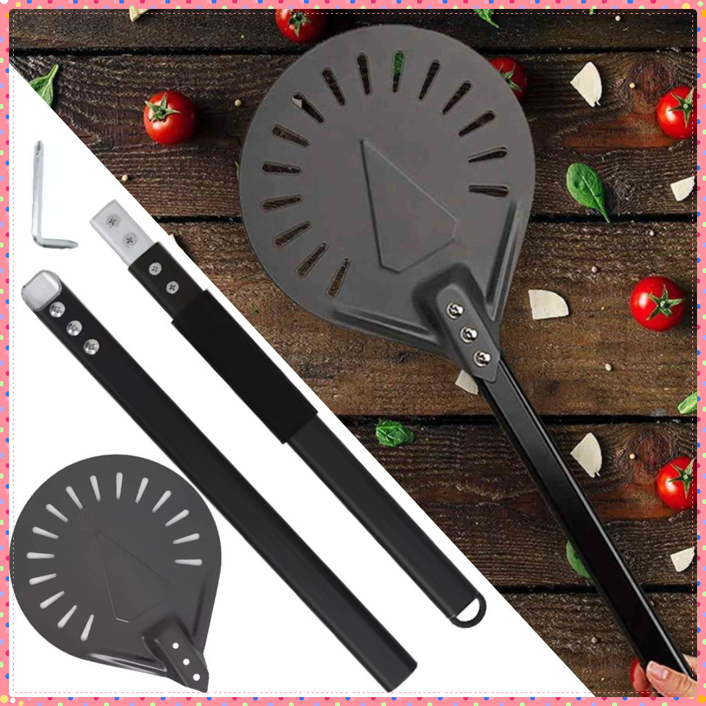 Stainless Pizza Shovel Pizza Shovel Gagang Panjang Sekop Pizza Panjang
