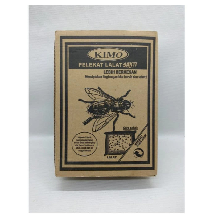 LEM LALAT KERTAS COKLAT LEM PERANGKAP LALAT LEM KECOA CICAK KUTU BUSUK LARON