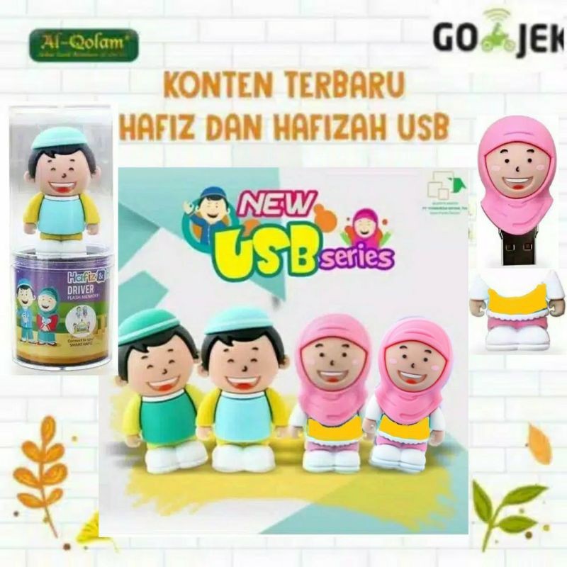 (Freeongkir) New USB Hafiz hafizah Flashdisk 16GB Smart Hafiz Versi 6/ 5/ 4 /3/2/ 1 Hafidz Alqolam O