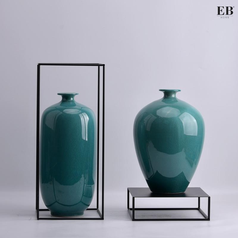 Dekorasi Pajangan Meja Guci Mewah / Guci Vase Keramik Hype 73/8-9