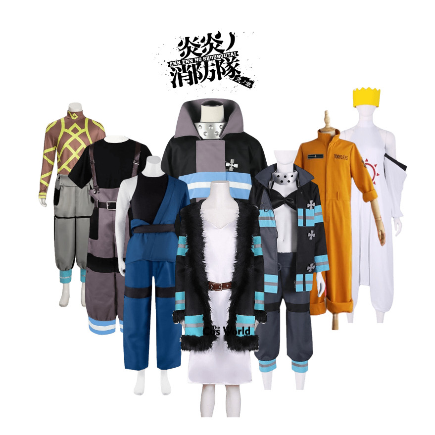 MEMELASHOP cosplay Fire Force Enen No Shoubotai/Enn Enn No Shoubotai Shinra Kusakabe