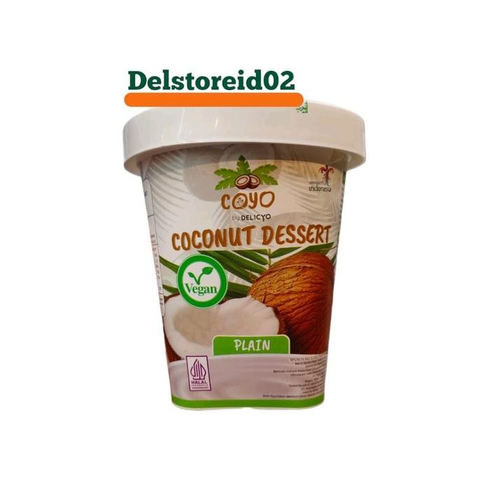 Delicyo coconut dessert plain 400gr