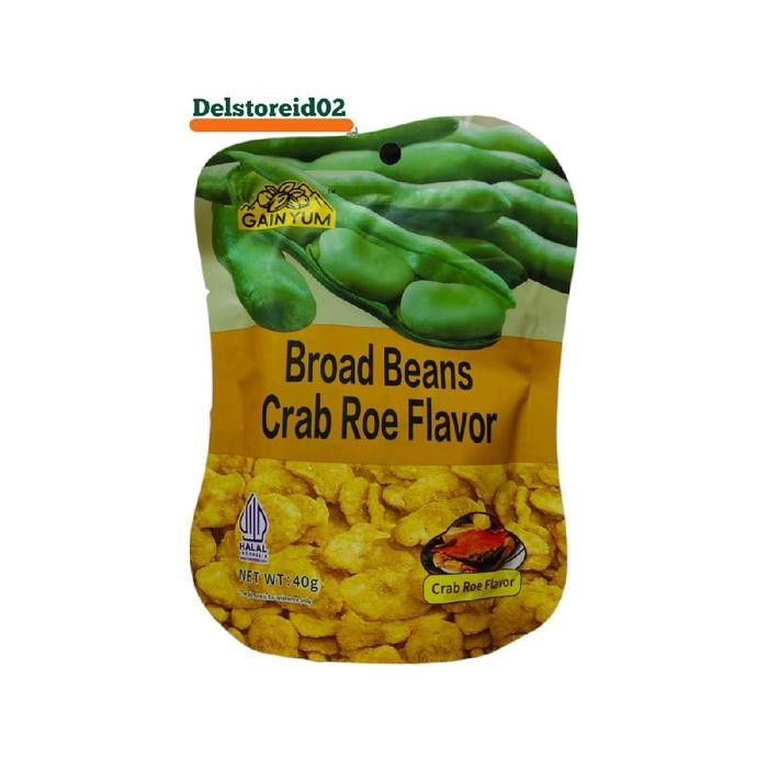 Gain yum broad beans crab roe flavor 40gr