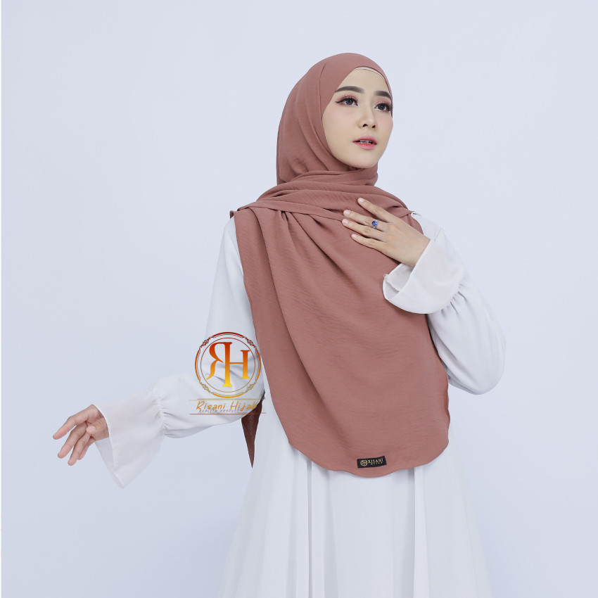 ihsn  -Pashmina Jumbo Curve Oval Crinkle Airflow /Pasmina oval /Pasmina Curve Malaysia Syari
