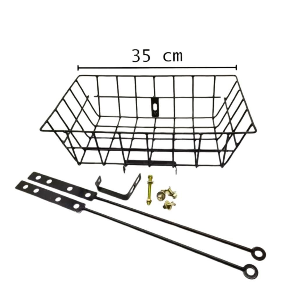 HANYA KLEM KERANJANG DEPAN SEPEDA ORIGINAL UNIVERSAL PNP MTB MINION FIXIE MINIVELO 27.5 20 INCHIE IN
