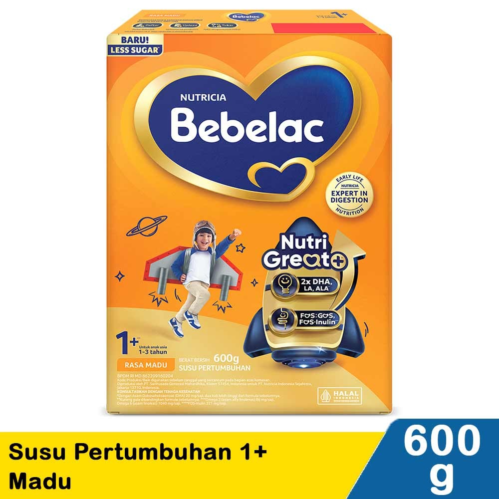 BEBELAC 3 / 1+ SUSU PERTUMBUHAN MADU 620/600g