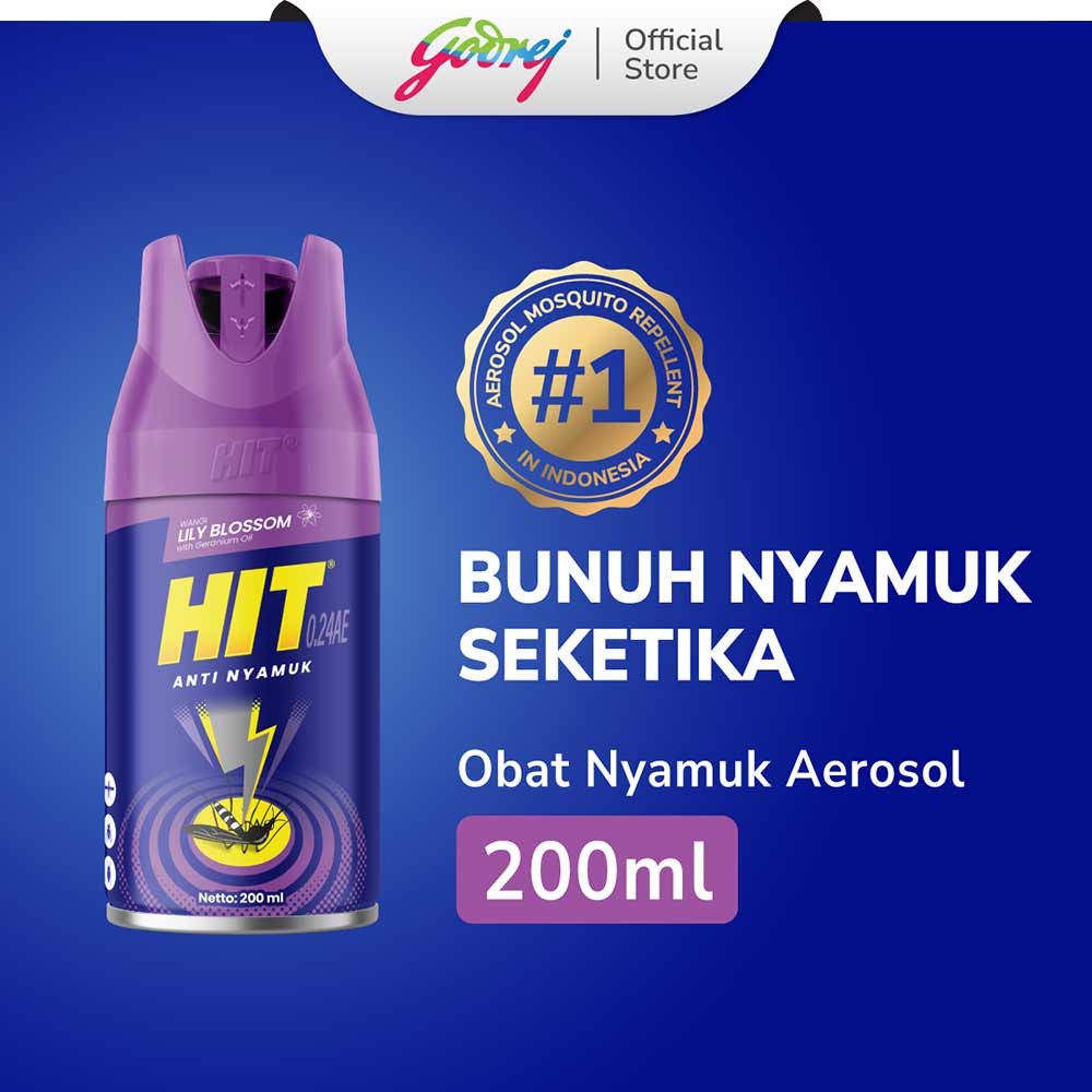 HIT INSEKTISIDA SPRAY LILY BLOSSOM 200/180mL