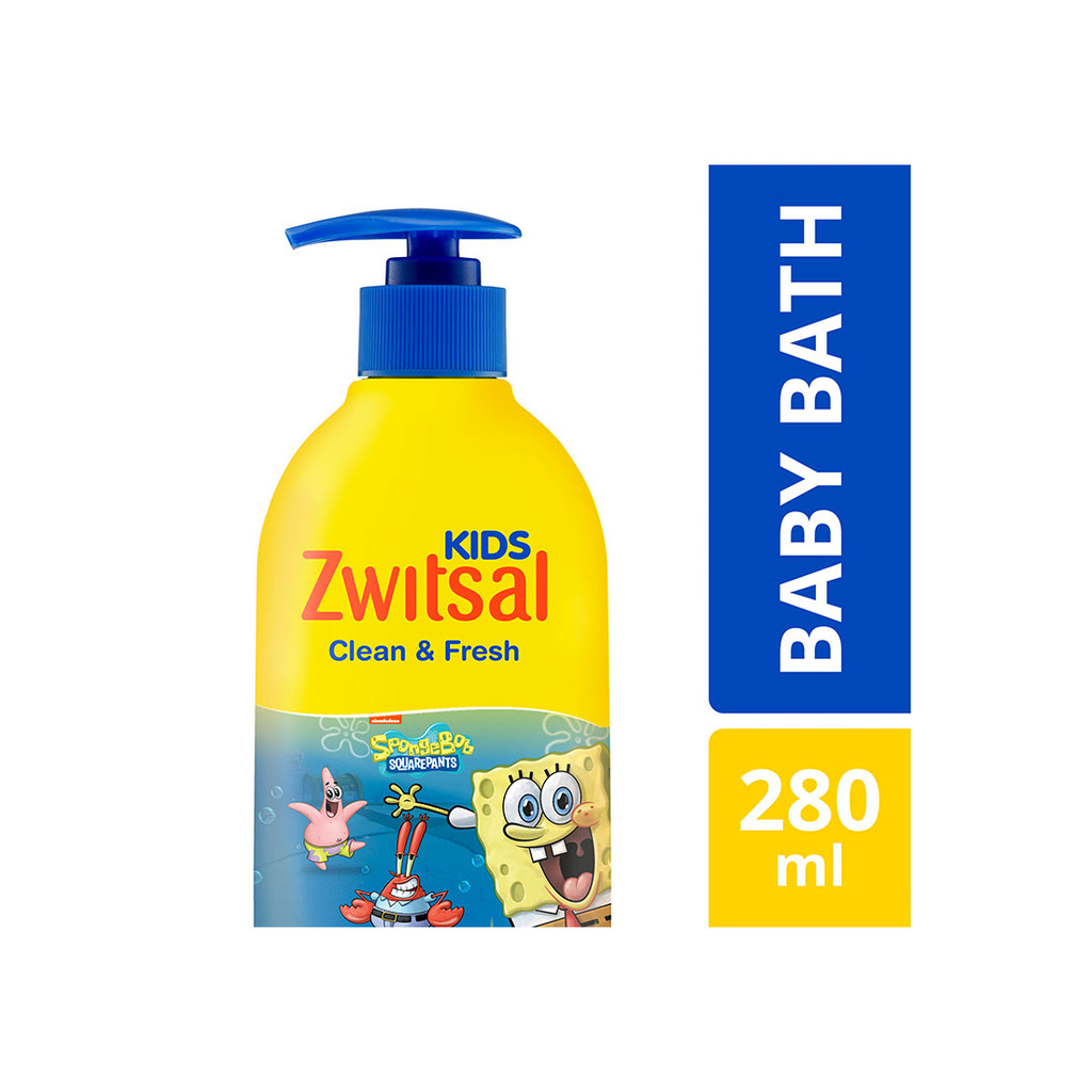 ZWITSAL KIDS BUBBLE BATH CLEAN & FRESH 280mL